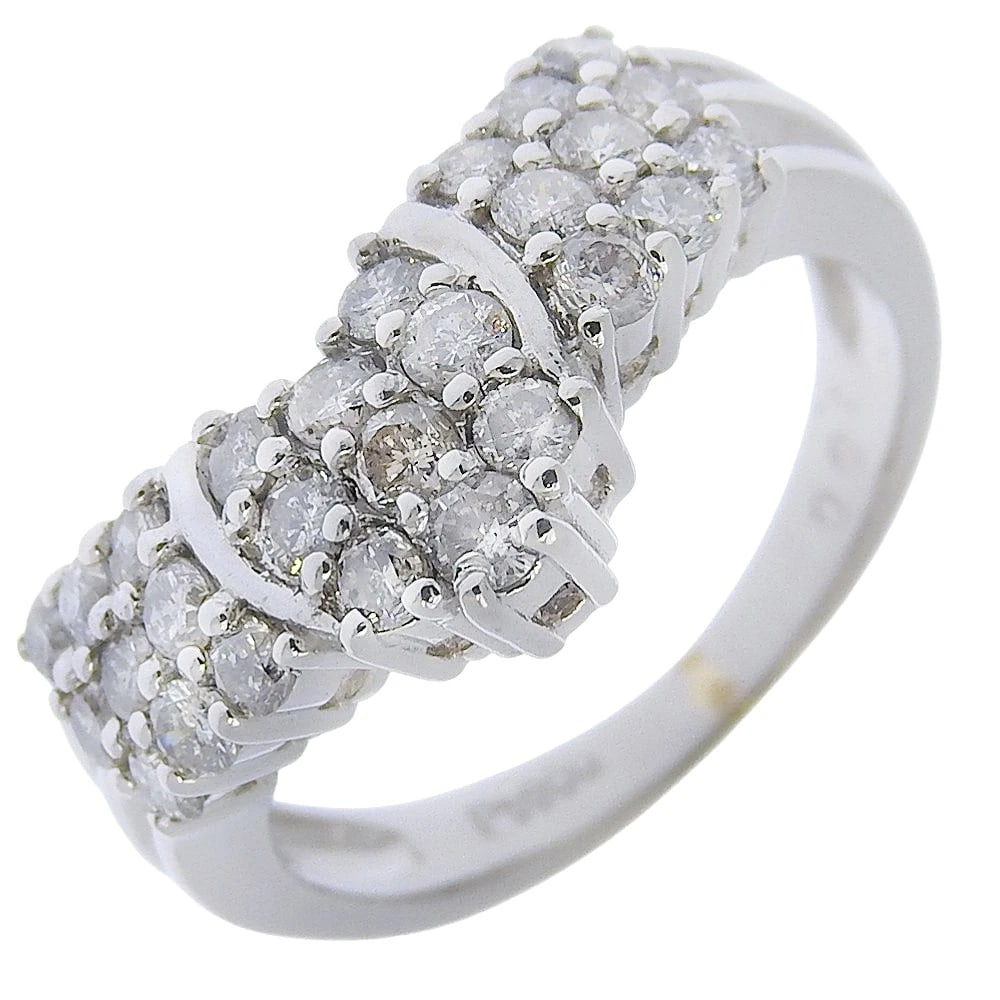 V CHARACTER RING PT900PLATINUM: V character Ring Pt900Platinum Brand: no brand Type: Ring Material: Pt900 Platinum, Color: Silver Size: 4.7US Accessories: None Accessories Notice: When purchasing pre-owned goods, please refer to