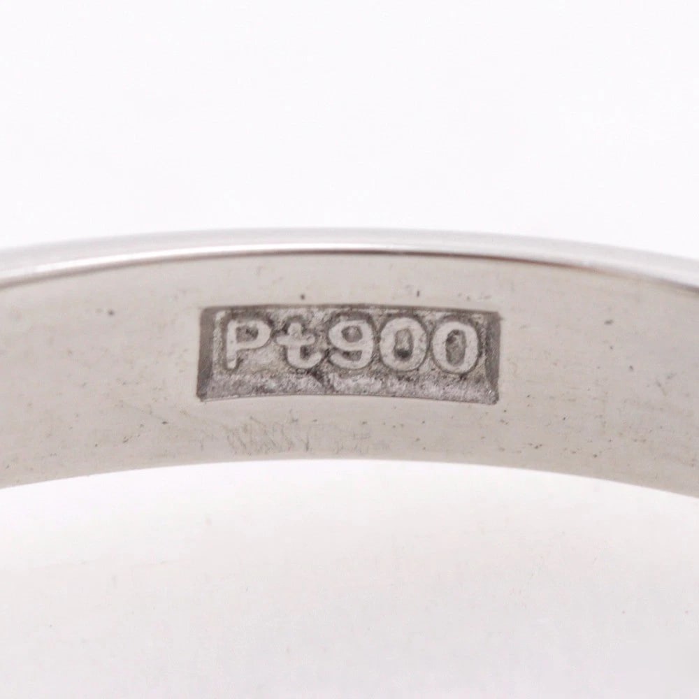ONE CHARACTER RING PT900PLATINUM/EMERALD - 6
