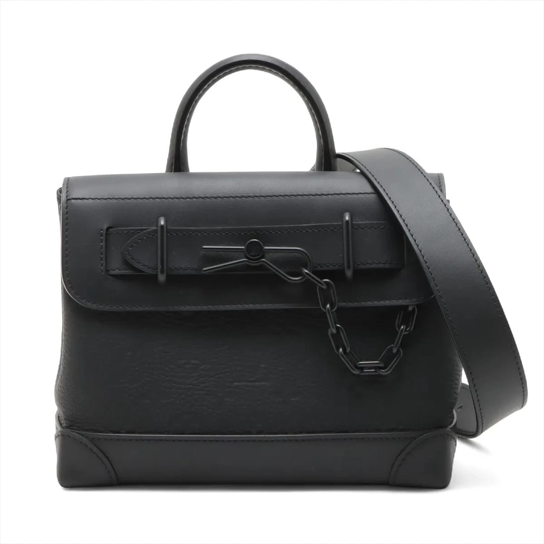 LOUIS VUITTON TAURILLON MONOGRAM STEAMER PM BLACK (1 of 7)