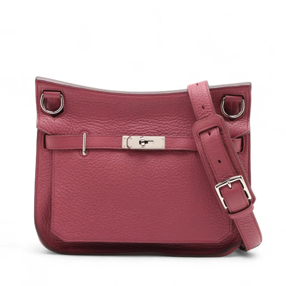 HERMES JYPSIERE28 TAURILLON CLEMENCE: Hermes Jypsiere28 Taurillon Clemence Brand: Hermès Type: Shoulder bag Material: Taurillon Clemence Color: Bois de rose Size: Height:9.1inchLength:10.6inchDepth:4.5inch Accessories: None Ac