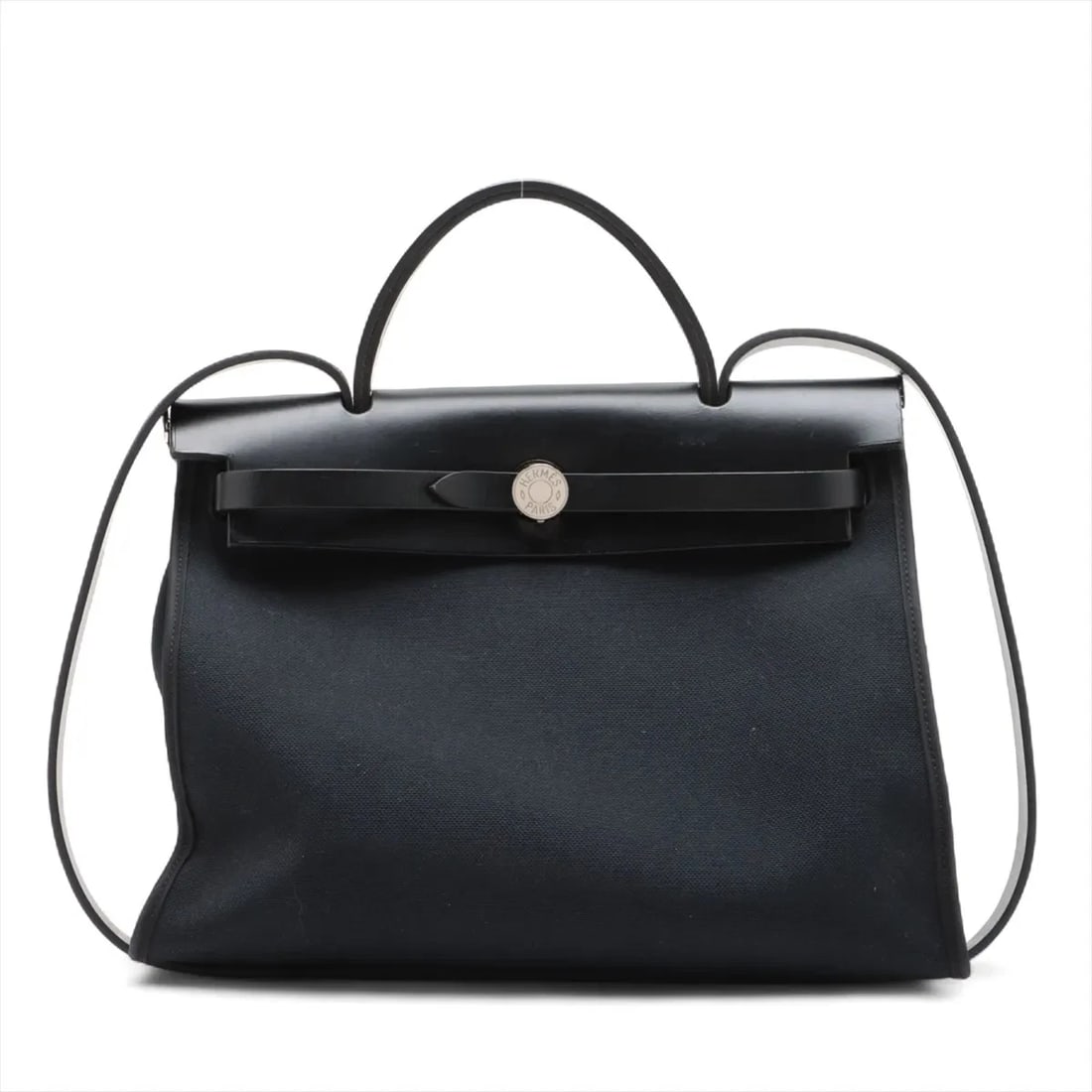 HERMES HERBAG ZIP PM TWAL MILITARY X VASH HUNTER BLACK: Hermes Herbag Zip PM Twal military x vash hunter Black Brand: Hermès Type: Shoulder bag Material: Twal Military x Vash Hunter Color: Black Size: Height:9.3inch Length:12.2inch Depth:3.9inch Handle he