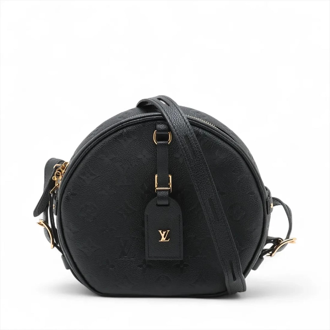 LOUIS VUITTON MONOGRAM EMPREINTE BOWATT CHAPEAU: Louis Vuitton Monogram Empreinte BOWATT Chapeau Brand: Louis Vuitton Type: Shoulder bag Material: none Color: Black Size: Height:7.9inchLength:8.5inchDepth:3.0inch Accessories: None Access