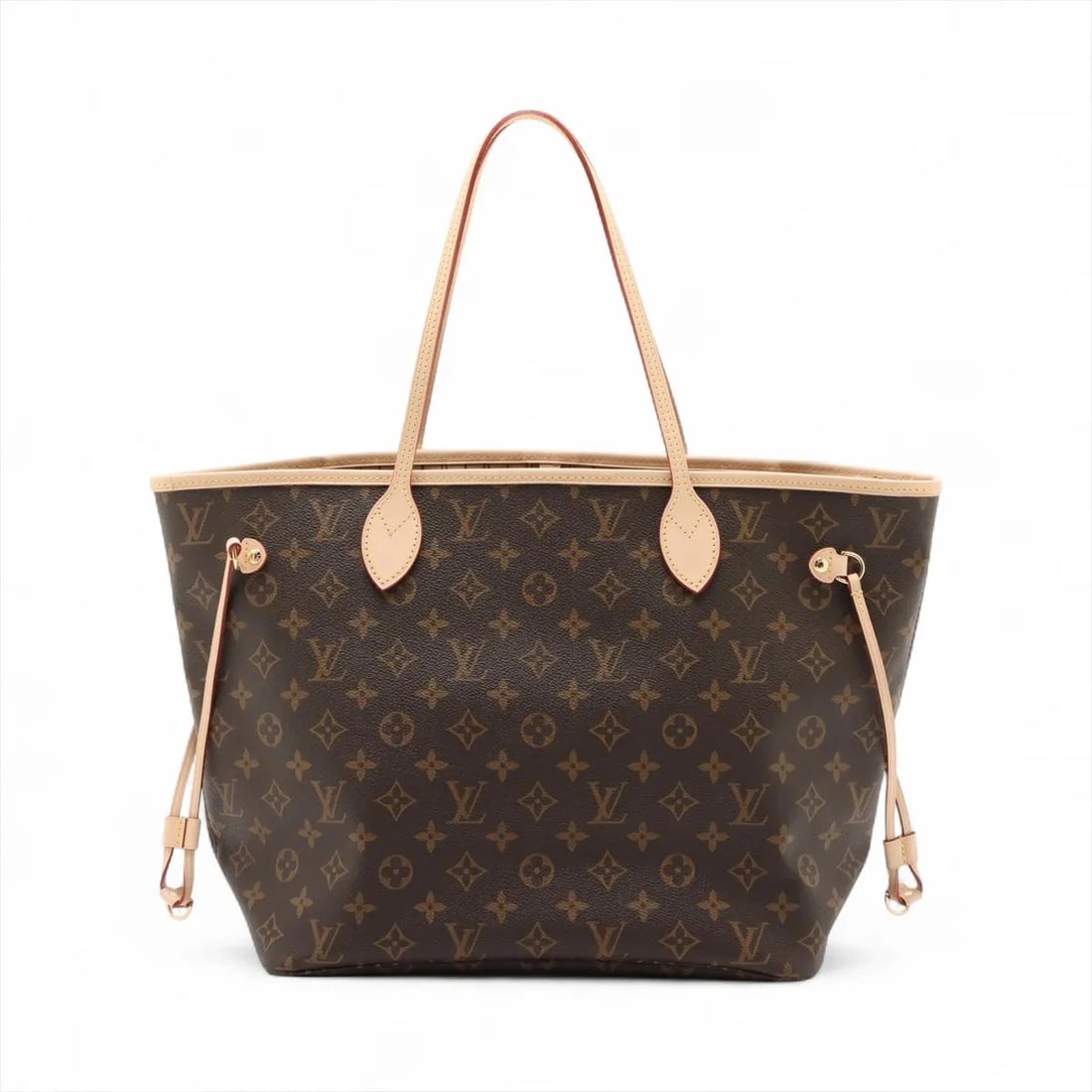 LOUIS VUITTON MONOGRAM NEVERFULL BROWN: Louis Vuitton Monogram Neverfull Brown Brand: Louis Vuitton Type: Tote bag Material: none Color: Brown Size: Height:10.8inch Length:12.2inch Depth:5.9inch Handle height:8.1inch Accessories: None <