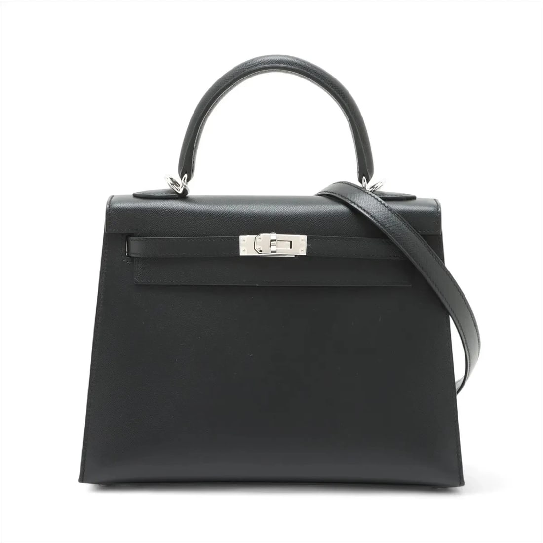 HERMES KELLY 25 SERIE VEAU MADAME BLACK: Hermes Kelly 25 Serie Veau Madame Black Brand: Hermès Type: Hand bag Material: Veau Madame Color: Black Size: Height:7.1inch Length:9.8inch Depth:3.7inch Handle height:3.3inch Accessories: None