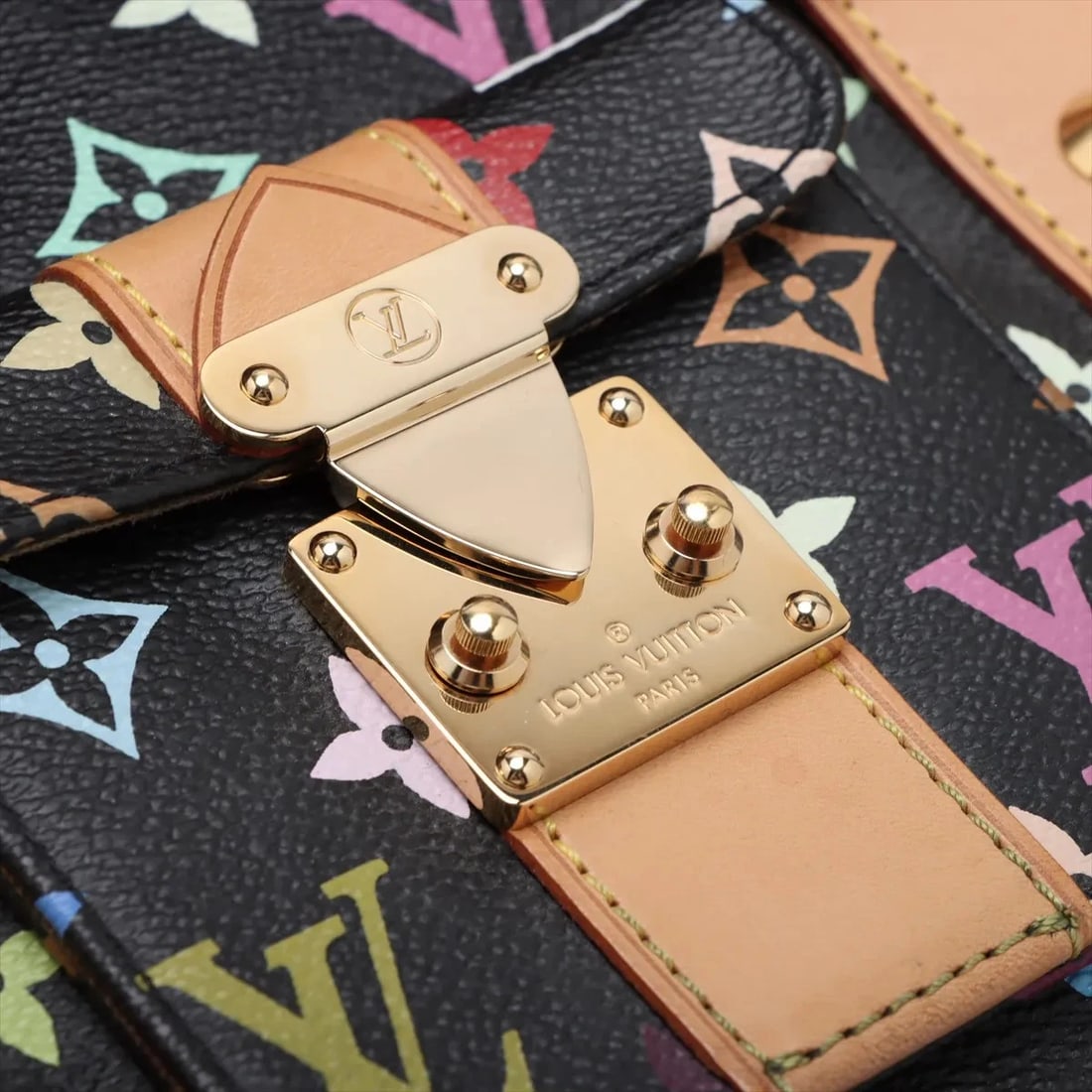 LOUIS VUITTON MULTICOLOR KEEPALL BLACK - 9