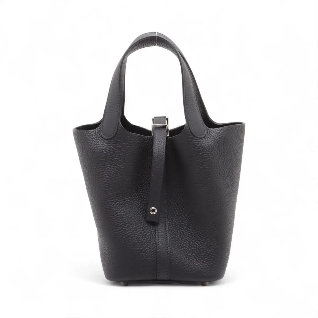 HERMES PICOTIN LOCK 18 PM TAURILLON CLEMENCE CAVAN: Hermes Picotin Lock 18 PM Taurillon Clemence Cavan Brand: Hermès Type: Hand bag Material: Taurillon Clemence Color: Cavan Size: Height:7.3inch Length:7.3inch Depth:5.3inch Handle height:4.9inch Ac