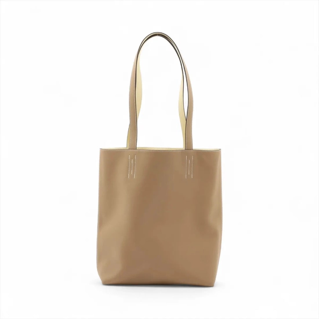 HERMES NEO DOUBLE SENSE 35 VEAU SWIFT: Hermes Neo Double Sense 35 Veau Swift Brand: Hermès Type: Tote bag Material: Veau Swift Color: Pusière x Joanne Milton Size: Height:13.4inchLength:10.8inchDepth:3.7inch Accessories: None A
