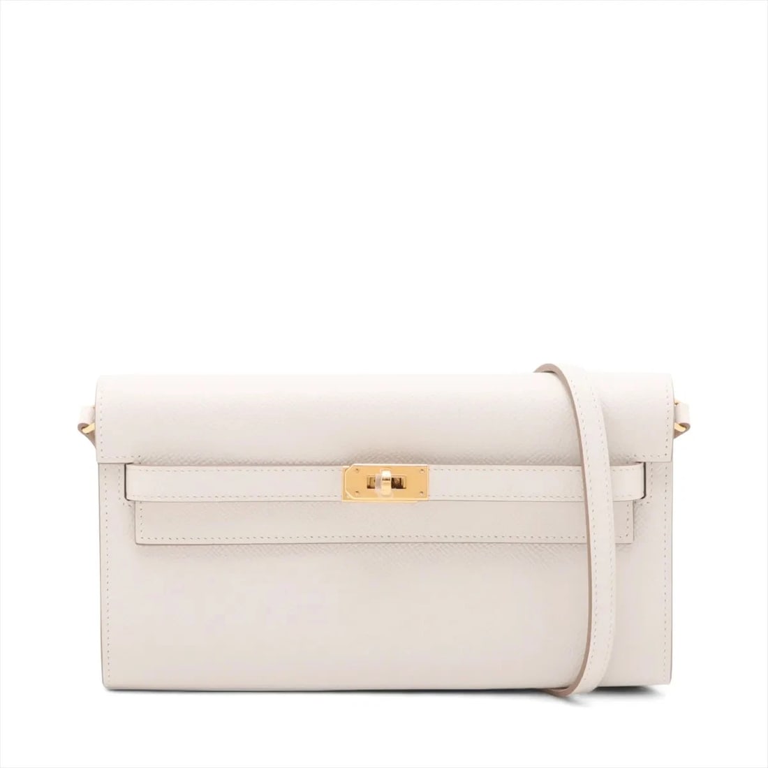 HERMES KELLY WALLET TOGO VEAU EPSOM GRIPPERLE GOLD: Hermes Kelly Wallet Togo Veau Epsom Gripperle Gold Brand: Hermès Type: Shoulder bag Material: Veau Epsom Color: Gripperle Size: Height:4.3inchLength:8.1inchDepth:1.2inch Accessories: None
