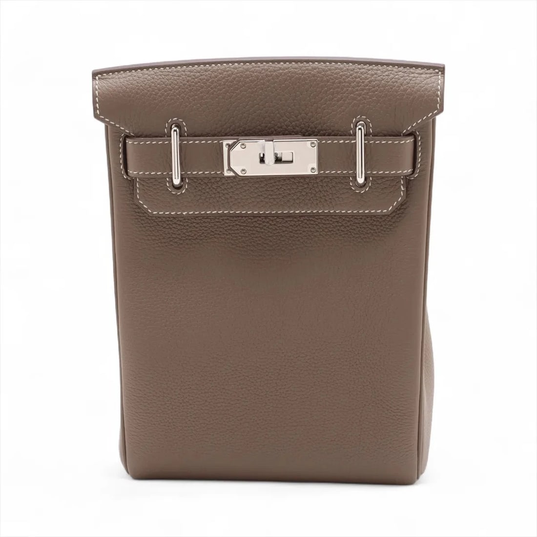 HERMES KELLY AKKAD PM TOGO ETOUPE SILVER: Hermes Kelly Akkad PM Togo Etoupe Silver Brand: Hermès Type: Waist pouch/Body bag Material: Togo Color: Etoupe Size: Height:10.6inchLength:7.1inchDepth:3.3inch Accessories: None Accessorie