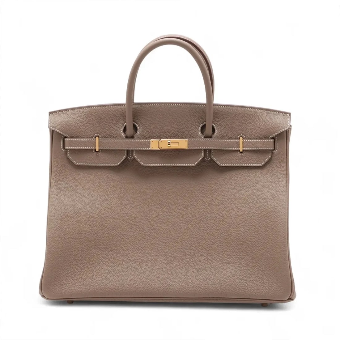 HERMES BIRKIN 40 LE TOURNAY TOGO ETOUPE GOLD METAL (1 of 6)