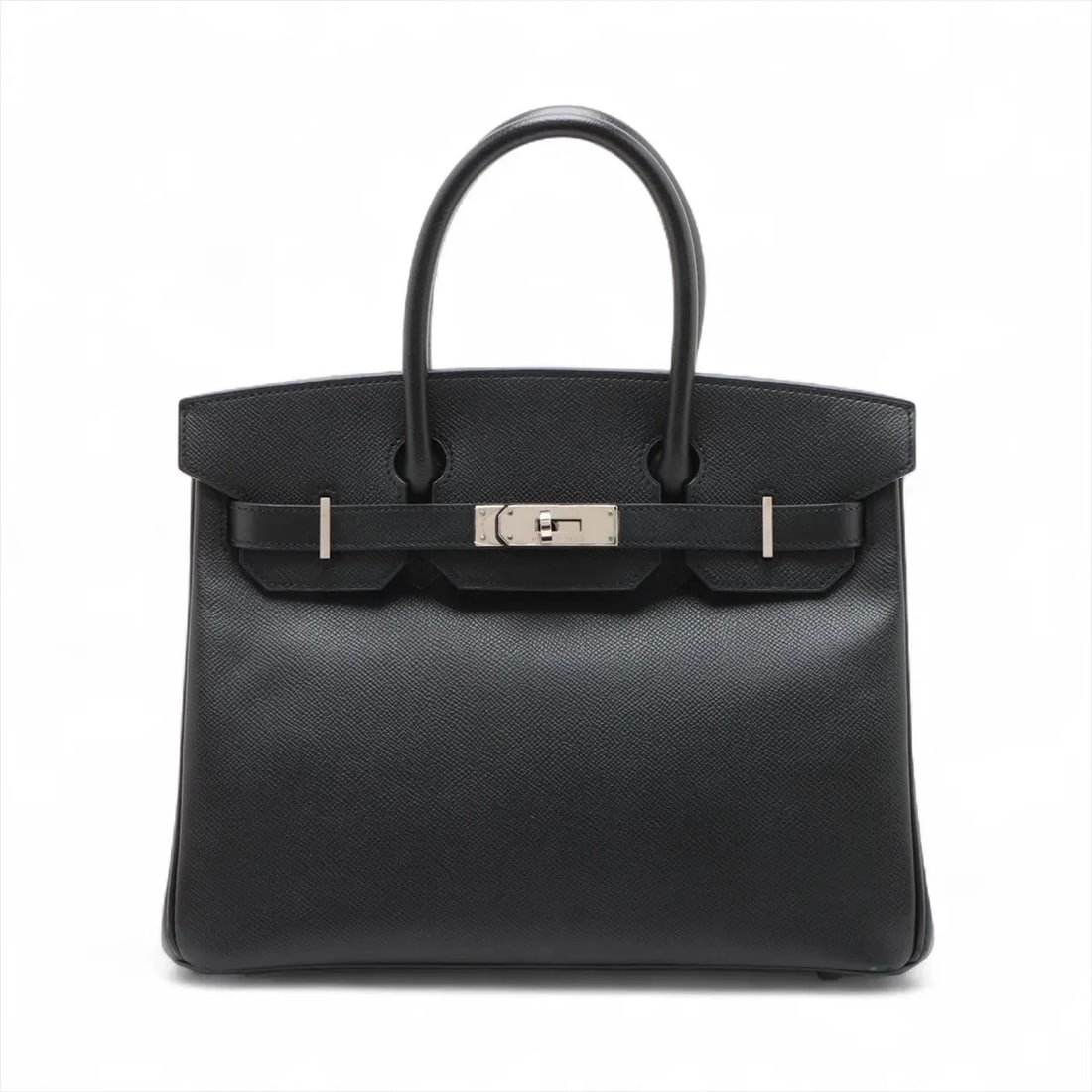 HERMES BIRKIN 30 LE TOURNAY VEAU EPSOM BLACK SILVER: Hermes Birkin 30 Le Tournay Veau Epsom Black Silver Brand: Hermès Type: Hand bag Material: Veau Epsom Color: Black Size: Height:8.9inch Length:11.6inch Depth:5.9inch Handle height:3.0inch Accessor