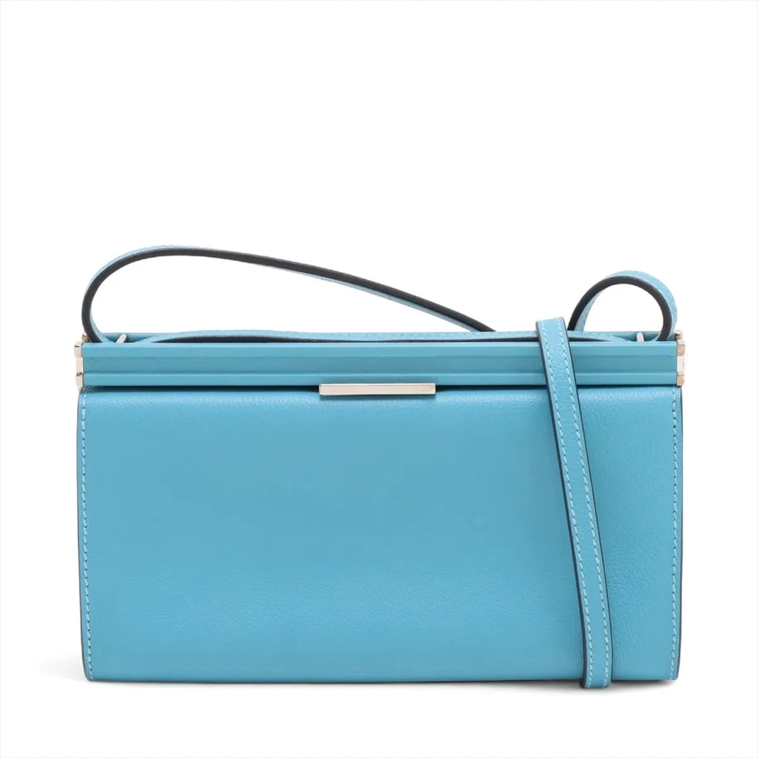 HERMES CLIC H 21 EVERCOLOR BLUE DU NORD SILVER (1 of 4)