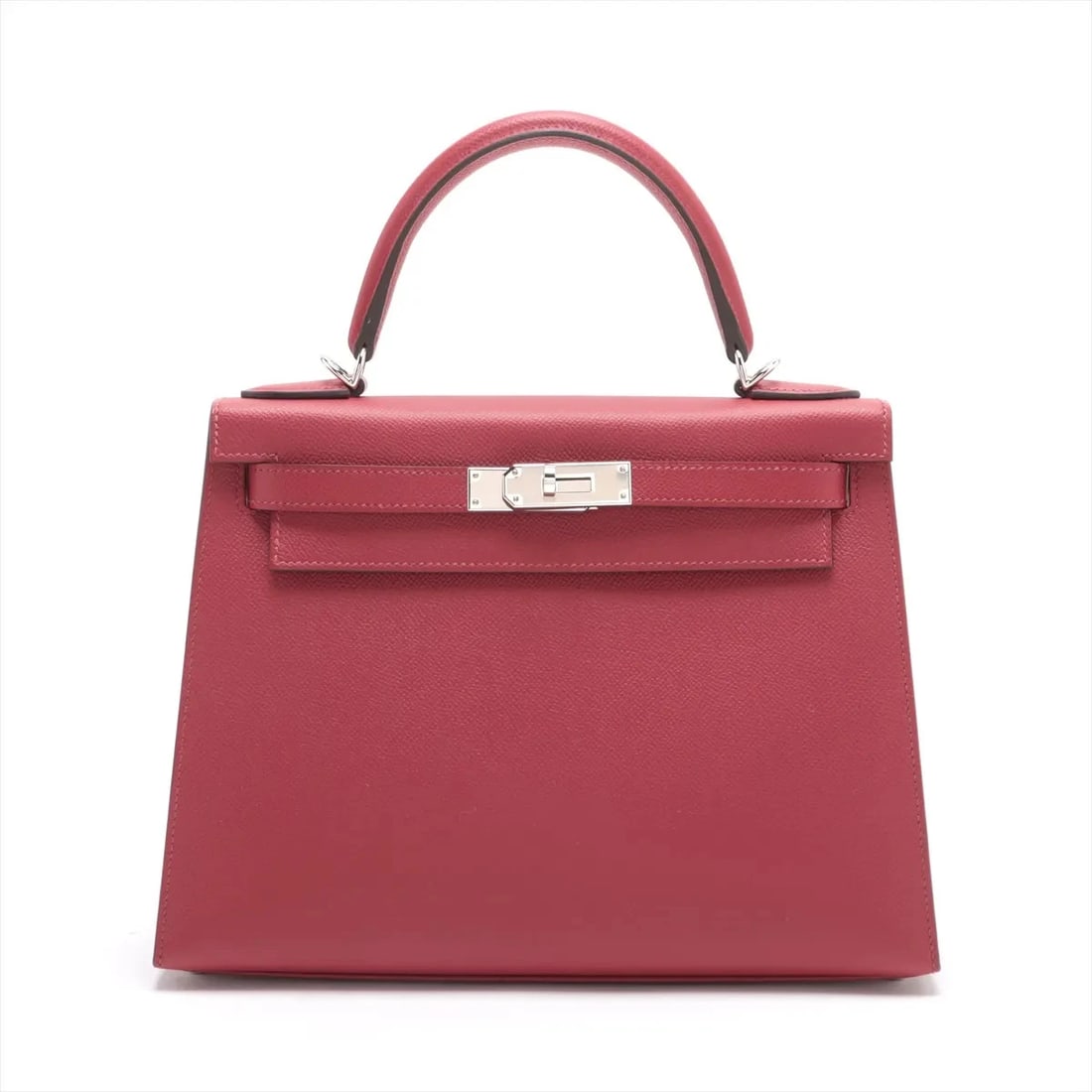 HERMES KELLY VERSO 28 VEAU EPSOM ROUGE GLENA: Hermes Kelly Verso 28 Veau Epsom ROUGE GLENA Brand: Hermès Type: Hand bag Material: Veau Epsom Color: ROUGE GLENA X ROSE PURPLE Size: Height:8.1inchLength:11.4inchDepth:4.5inch Accessories: None <