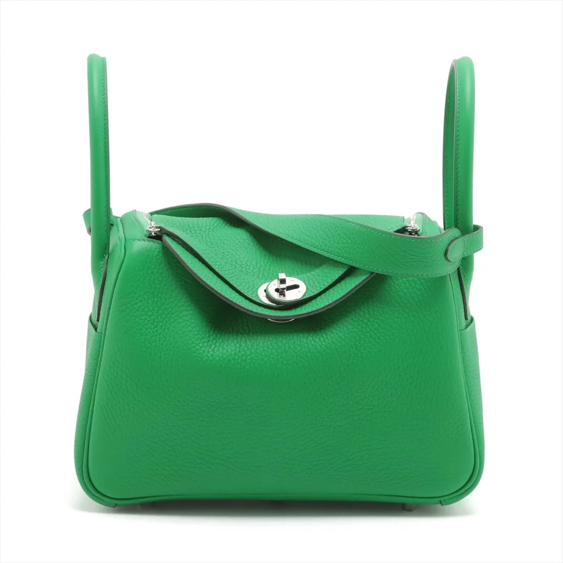 HERMES LINDY 26 TAURILLON CLEMENCE BAMBOO: Hermes Lindy 26 Taurillon Clemence Bamboo Brand: Hermès Type: Shoulder bag Material: Taurillon Clemence Color: Bamboo Size: Height:7.1inchLength:10.0inchDepth:5.1inch Accessories: None Acc