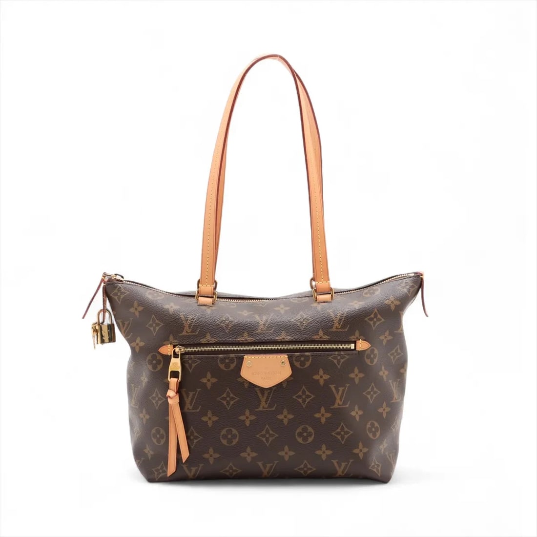 LOUIS VUITTON MONOGRAM IÉNA PM BROWN: Louis Vuitton Monogram Iéna PM Brown Brand: Louis Vuitton Type: Tote bag Material: none Color: Brown Size: Height:8.9inchLength:10.2inchDepth:5.5inch Accessories: None Accessories Notice:
