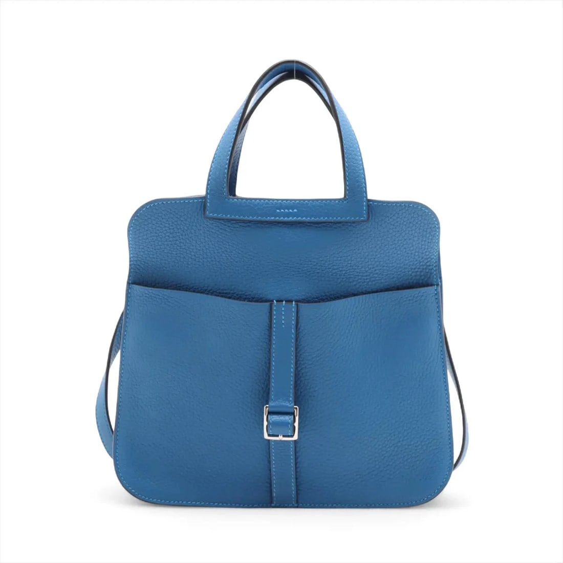 HERMES ALZAN 25 VERSO TAURILLON CLEMENCE MYKONOS X BLUE: Hermes Alzan 25 Verso Taurillon Clemence Mykonos x Blue Brand: Hermès Type: Shoulder bag Material: Taurillon Clemence Color: Mykonos x Blue France Size: Height:6.3inchLength:9.6inchDepth:3.0inch A