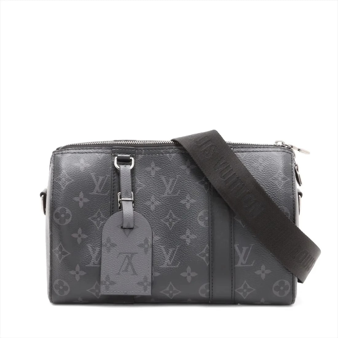 LOUIS VUITTON MONOGRAM ECLIPSE CITY KEEPALL BLACK (1 of 4)