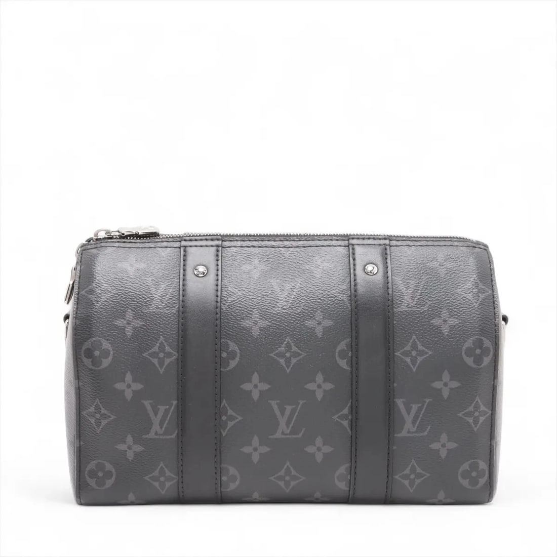 LOUIS VUITTON MONOGRAM ECLIPSE CITY KEEPALL BLACK - 2