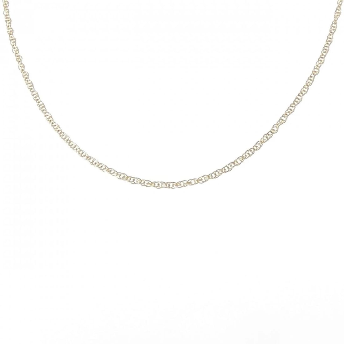 K18YG NECKLACE: K18YG Necklace Brand: Unbranded Type: Necklace Material: K18YG, Color: Yellow Gold Size: Actual Size Chain maximum width approx.: 2.0mm 42cm Accessories: None Accessories Notice: When purchasing