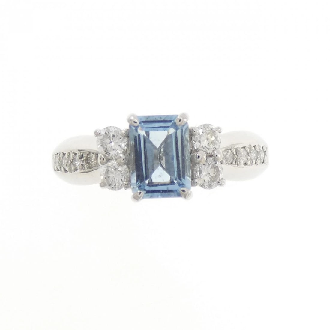 PT900 AQUAMARINE RING - 2