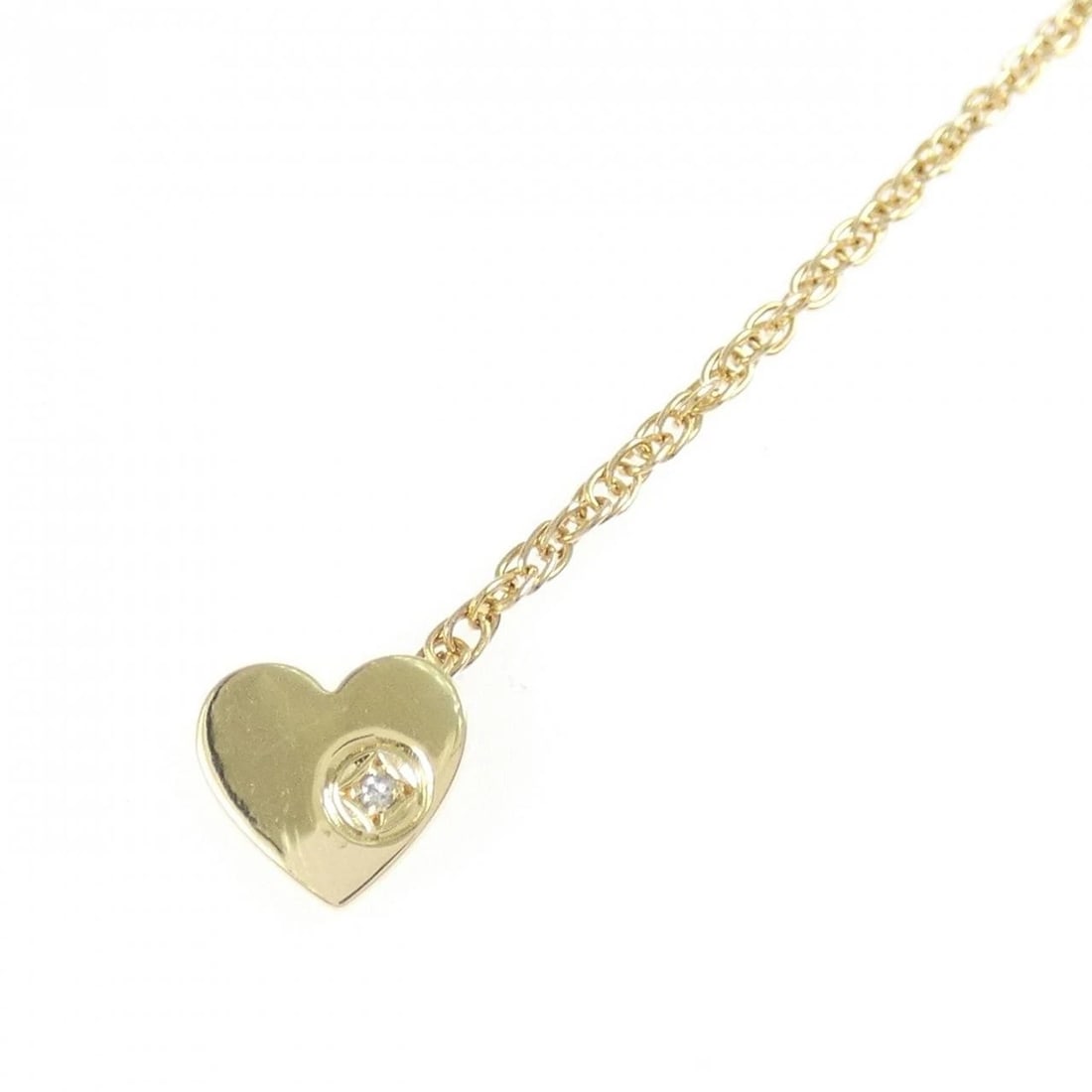 K18YG HEART DIAMOND BRACELET: K18YG Heart Diamond Bracelet Brand: Unbranded Type: Diamond Bracelet Material: K18YG, Main Stone/Creation Natural Color: Yellow Gold Size: Actual Size Max width approx.: 12.0mm 17.5cm Accessories: