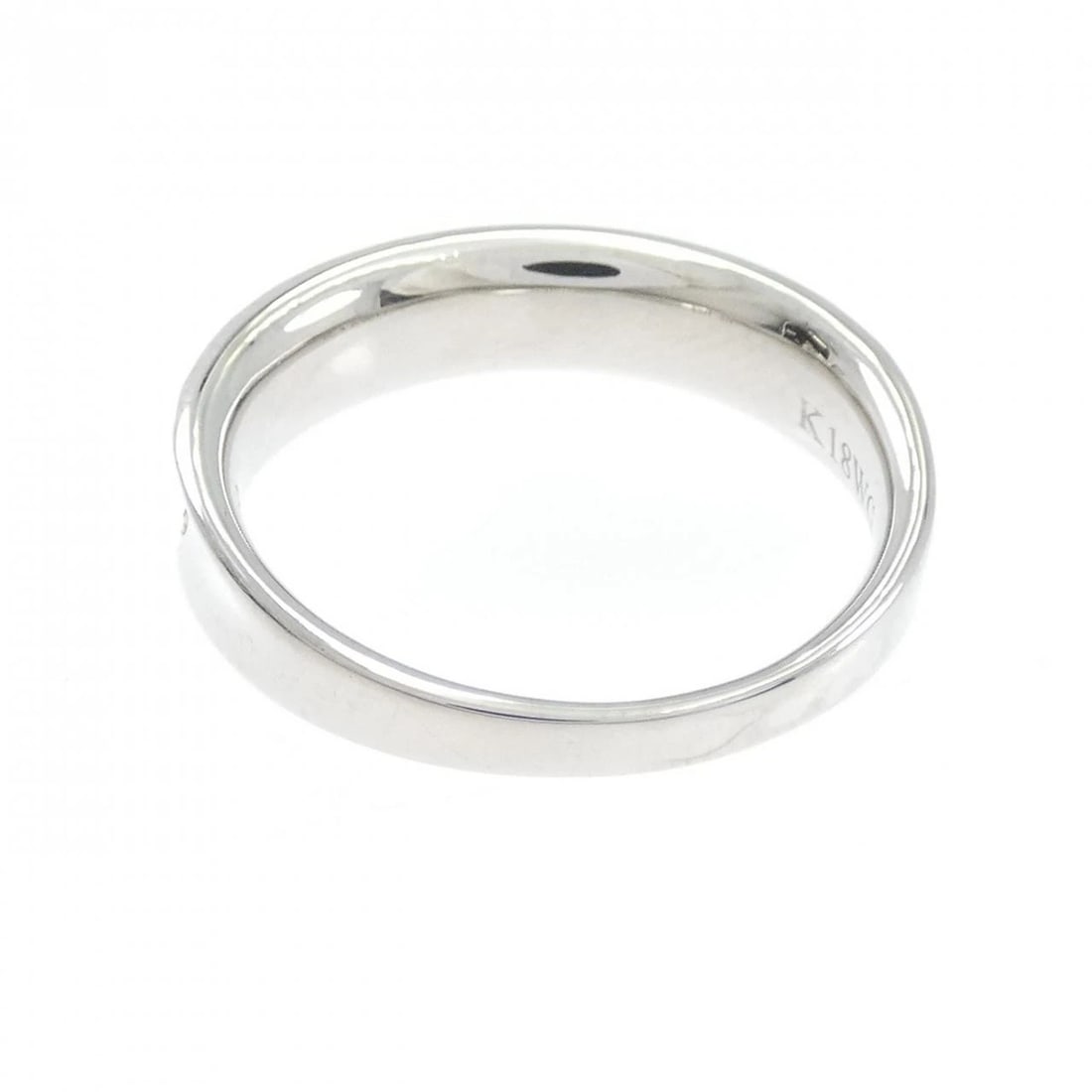 K18WG DIAMOND RING - 2