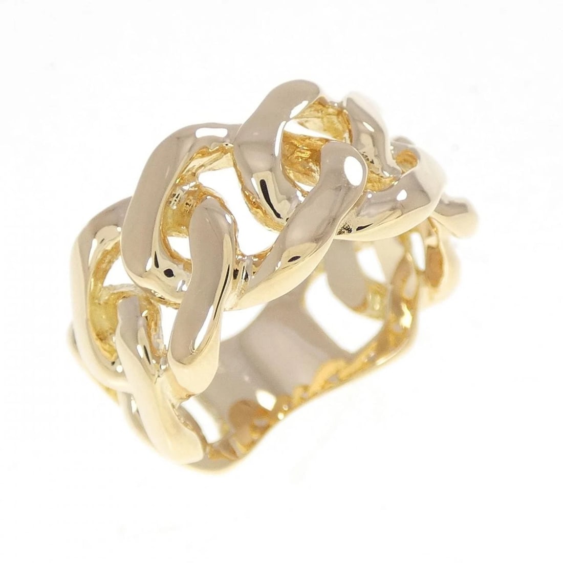 K18YG RING: K18YG ring Brand: Unbranded Type: Ring Material: K18YG, Color: Yellow Gold Size: US6 3/4 Accessories: None Accessories Notice: When purchasing pre-owned goods, please refer to the photos o