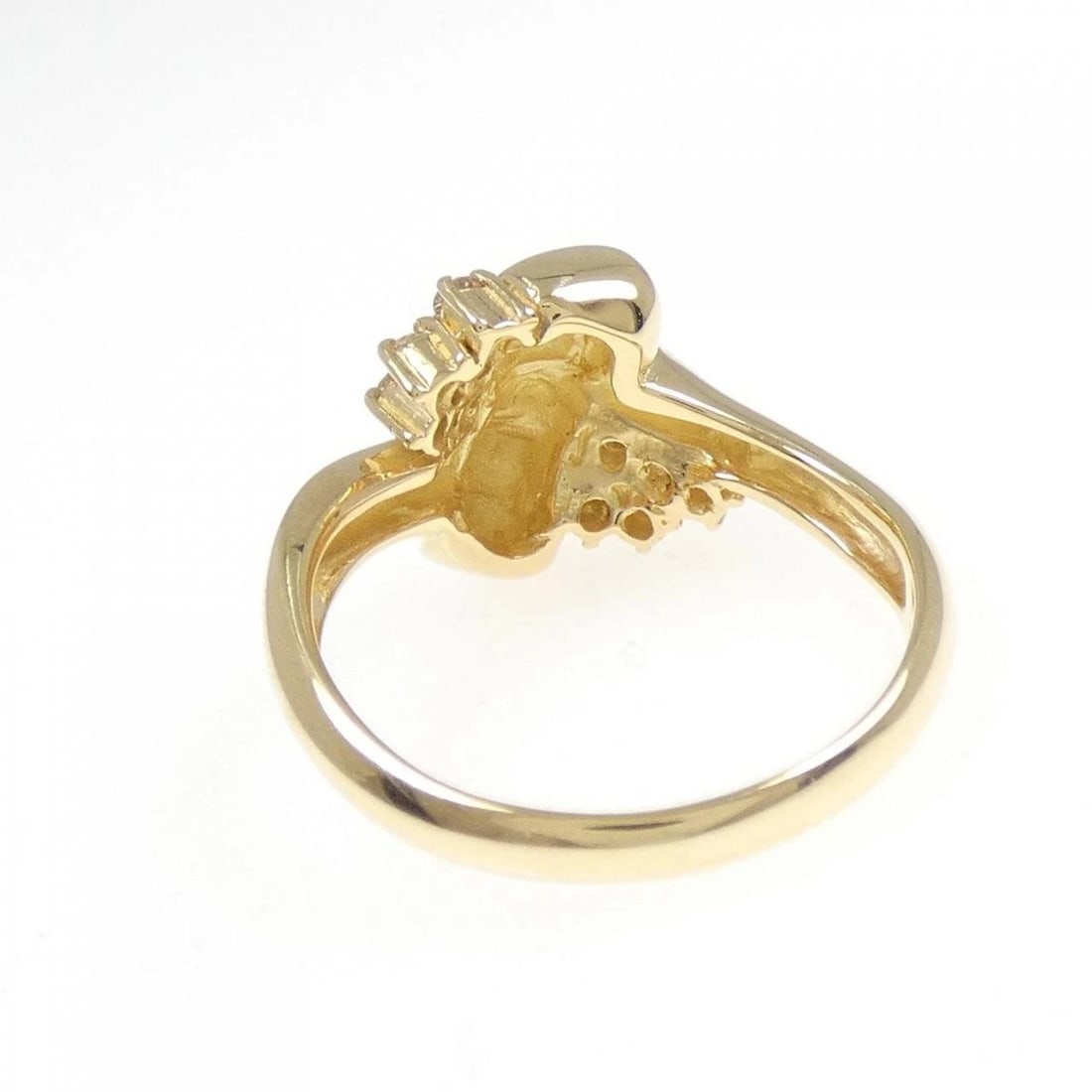 K18YG DIAMOND RING - 3