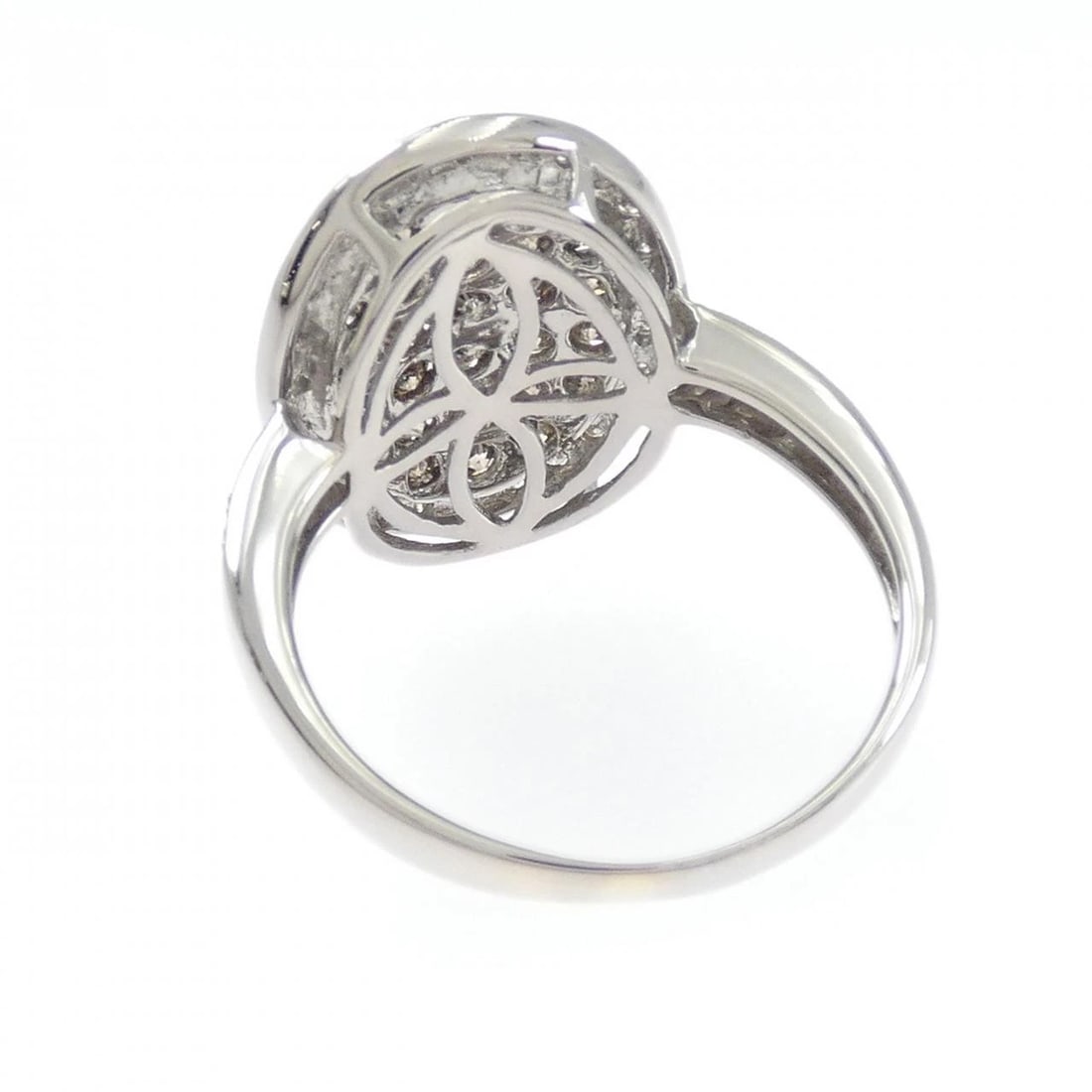 K18WG DIAMOND RING - 3