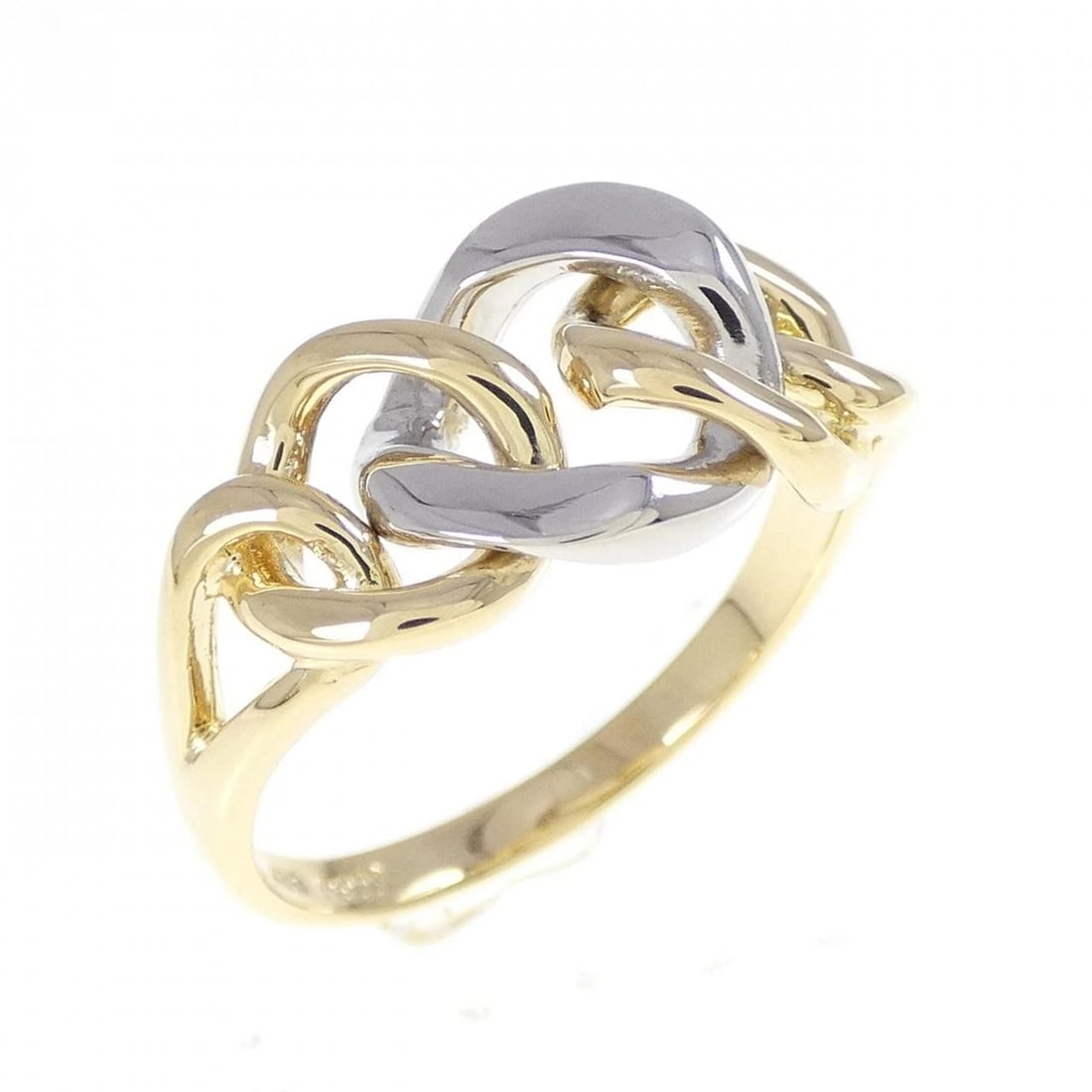 K18YG/PT900 RING: K18YG/PT900 ring Brand: Unbranded Type: ring Material: K18YG/PT900, Color: YG,Silver Size: US5 1/2 Accessories: None Accessories Notice: When purchasing pre-owned goods, please refer to the photos of