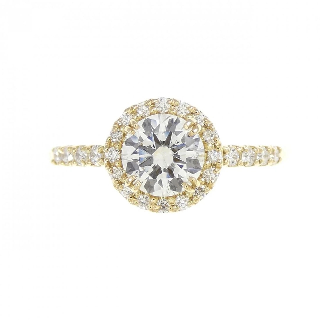 K18YG DIAMOND RING - 2