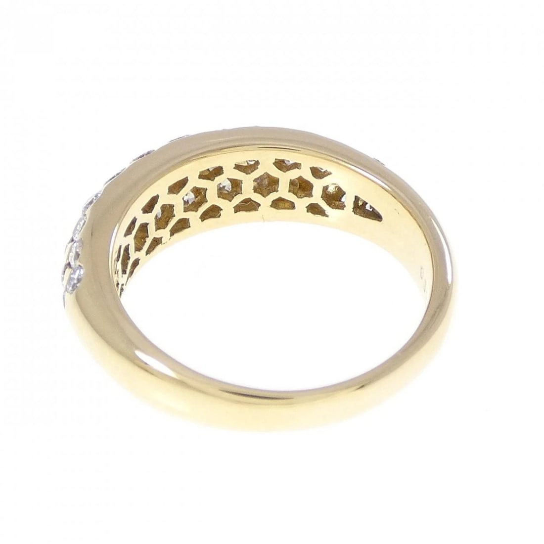 K18YG DIAMOND RING - 2