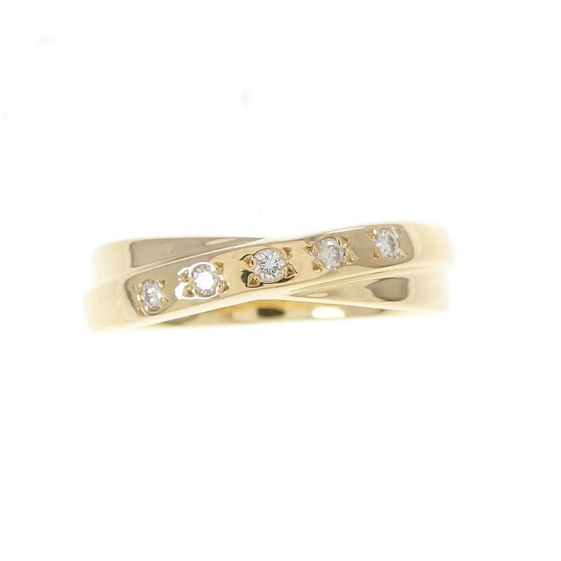 K18YG DIAMOND RING - 2