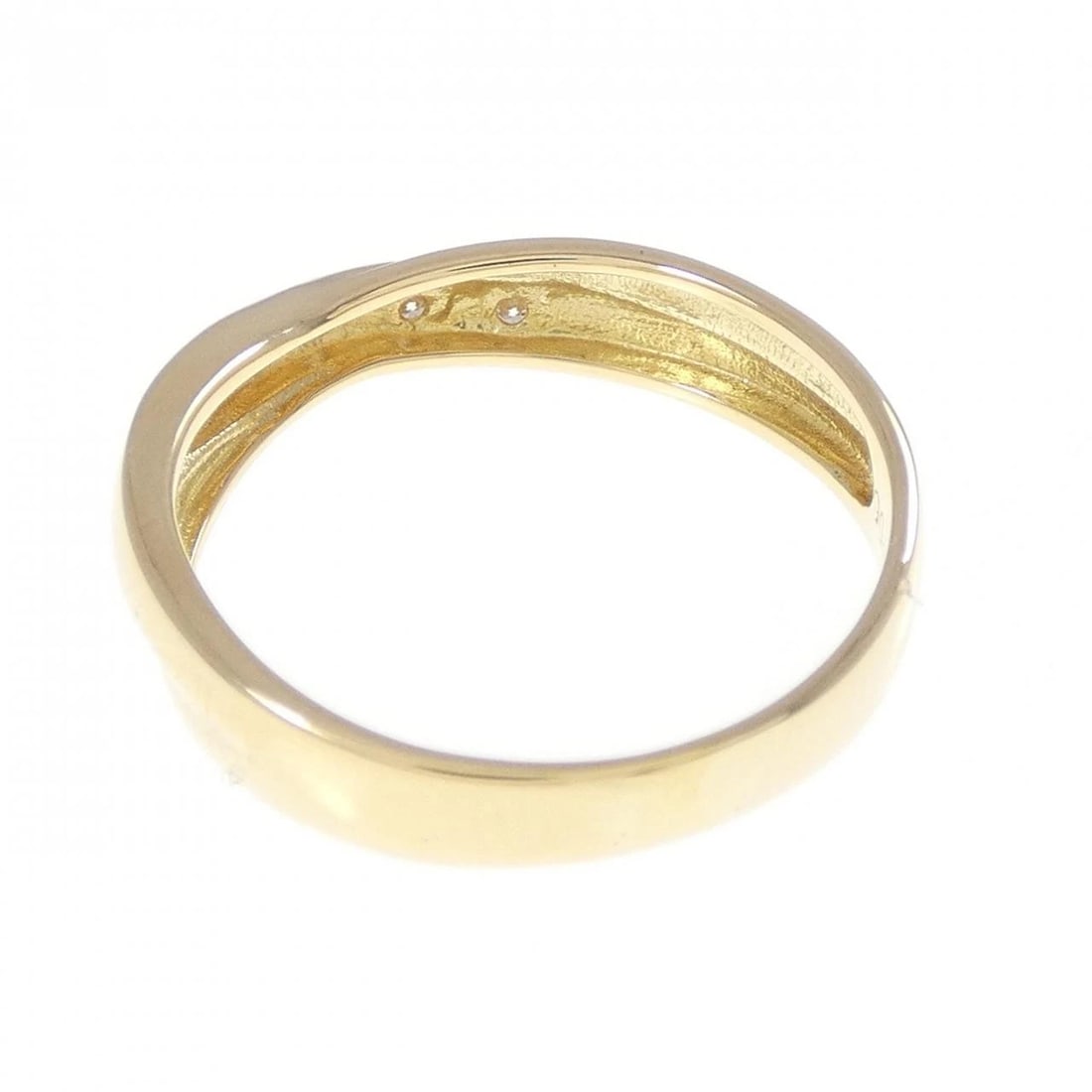 K18YG DIAMOND RING - 3