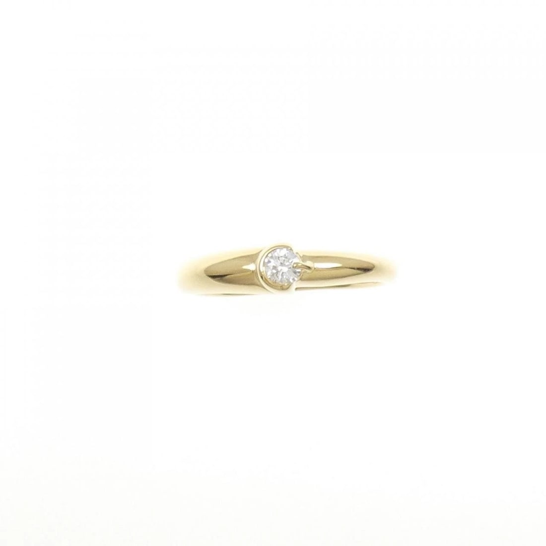 K18YG DIAMOND RING: K18YG Diamond Ring Brand: Unbranded Type: Diamond Ring Material: K18YG, Main Stone/Creation Natural Color: Yellow Gold Size: US6 Accessories: None Accessories Notice: When purchasing pre-owned goods,