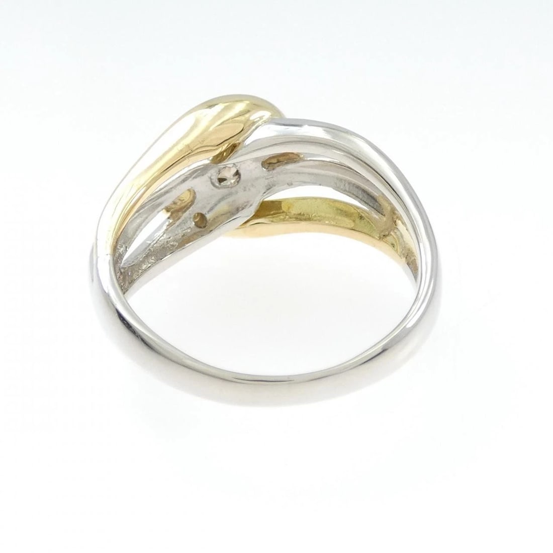 PT900/K18YG DIAMOND RING - 3