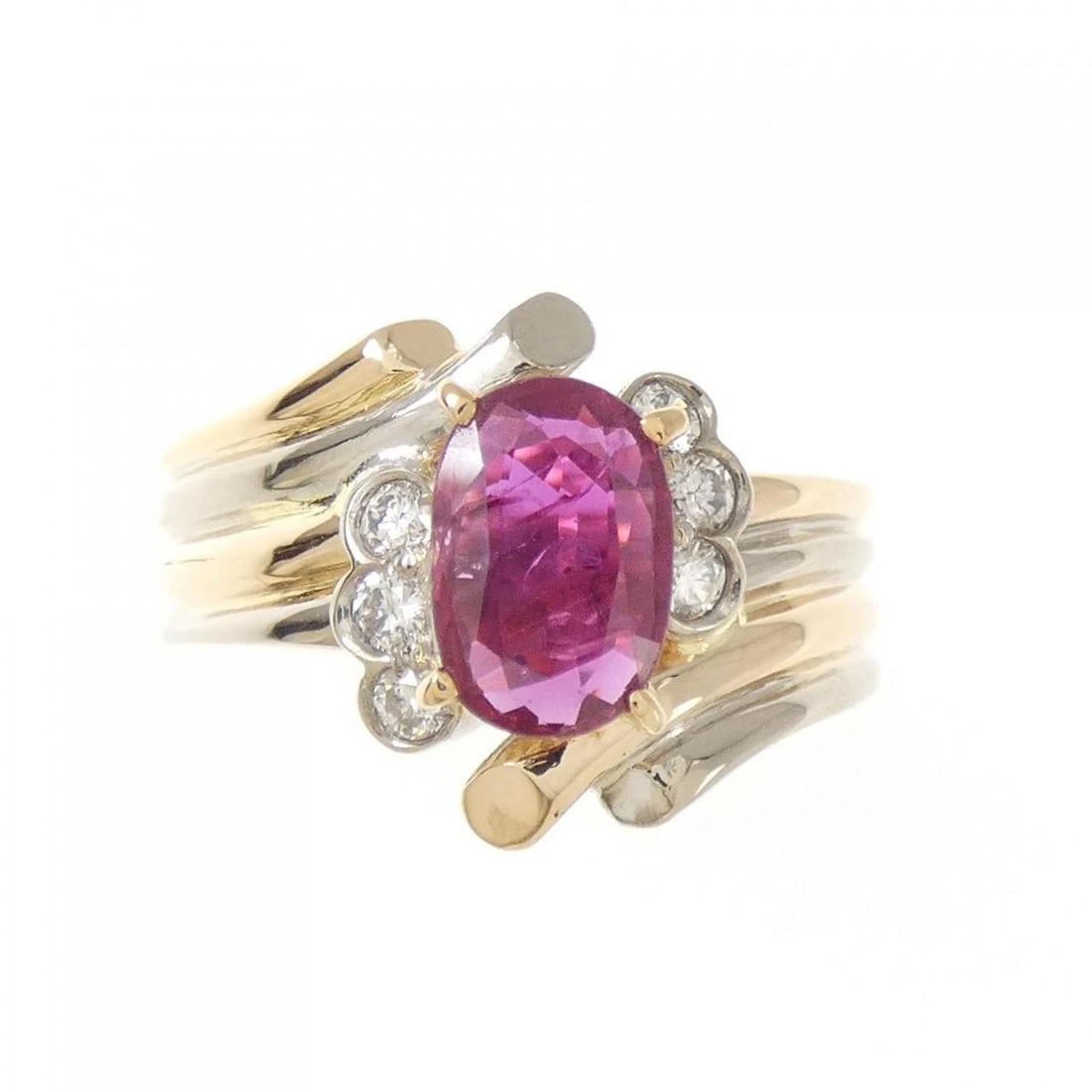 K18PG/K18WG RUBY RING - 2