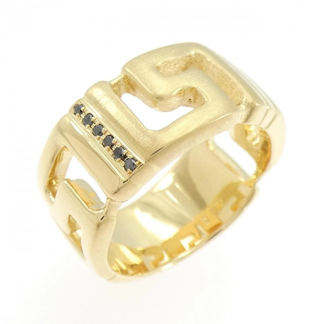 K18YG DIAMOND RING: K18YG Diamond Ring Brand: Unbranded Type: Diamond Ring Material: K18YG, Main Stone/Creation Natural Color: Yellow Gold Size: US8 1/4 Accessories: None Accessories Notice: When purchasing pre-owned