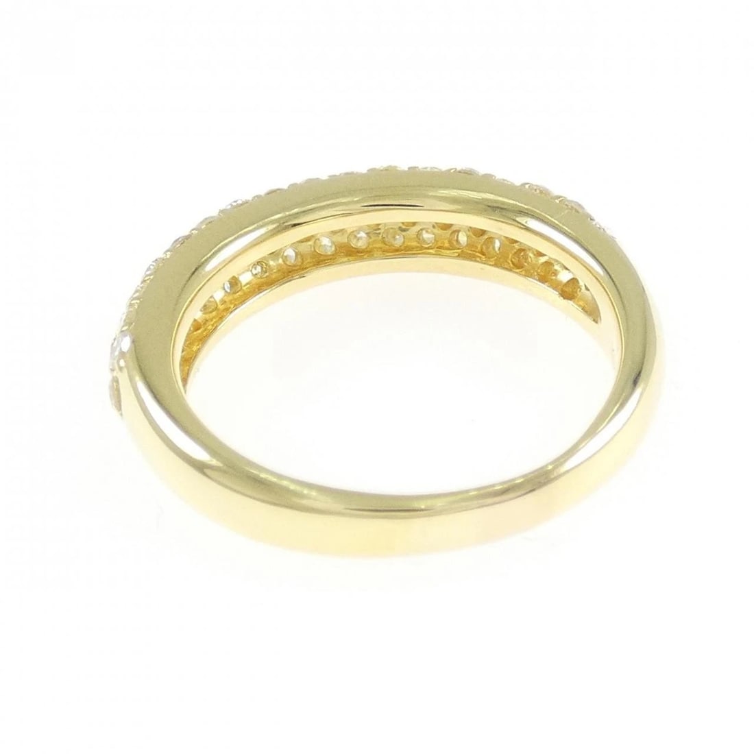K18YG PAVE DIAMOND RING - 3
