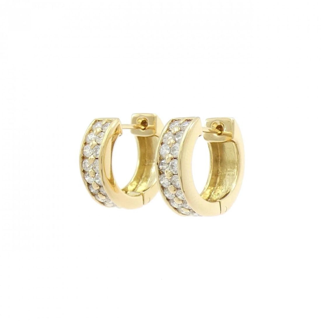 K18YG DIAMOND PIERCING: K18YG Diamond Piercing Brand: Unbranded Type: Diamond Pierce/Earring Material: K18YG, Color: Yellow Gold Size: Actual Size Approximate dimensions (height x width): 14.0cm x 5.1cm Accessories: None