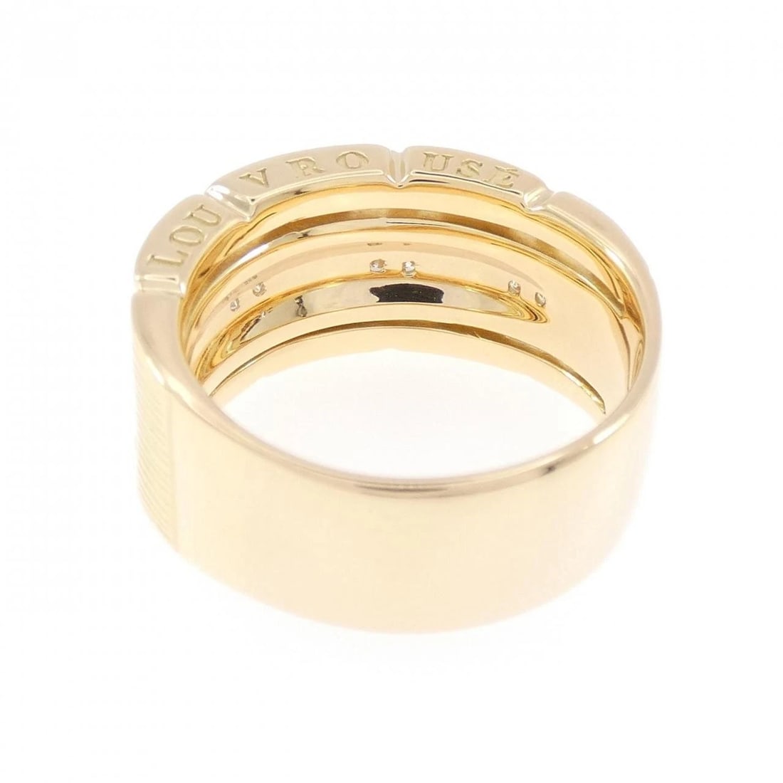 K18YG DIAMOND RING - 2