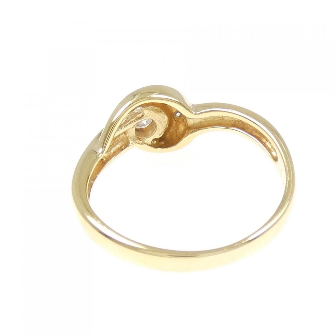 K18YG DIAMOND RING - 3