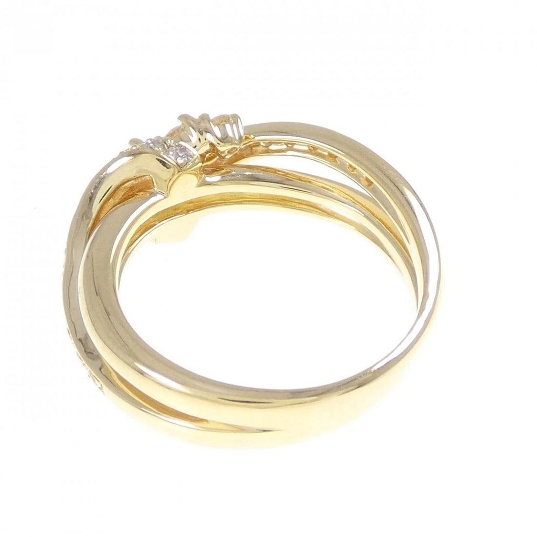 K18YG DIAMOND RING - 2