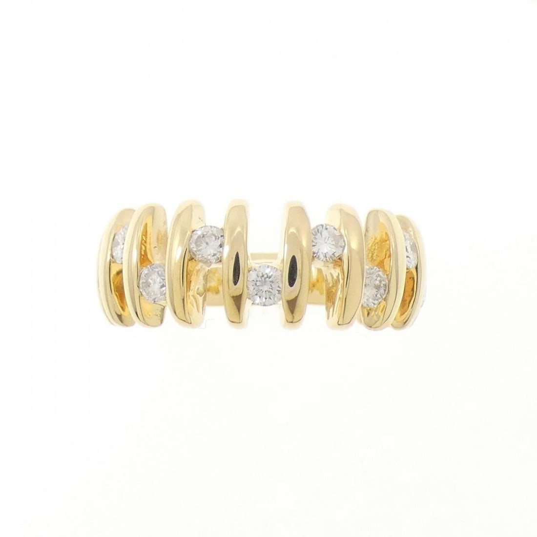 K18YG DIAMOND RING - 2