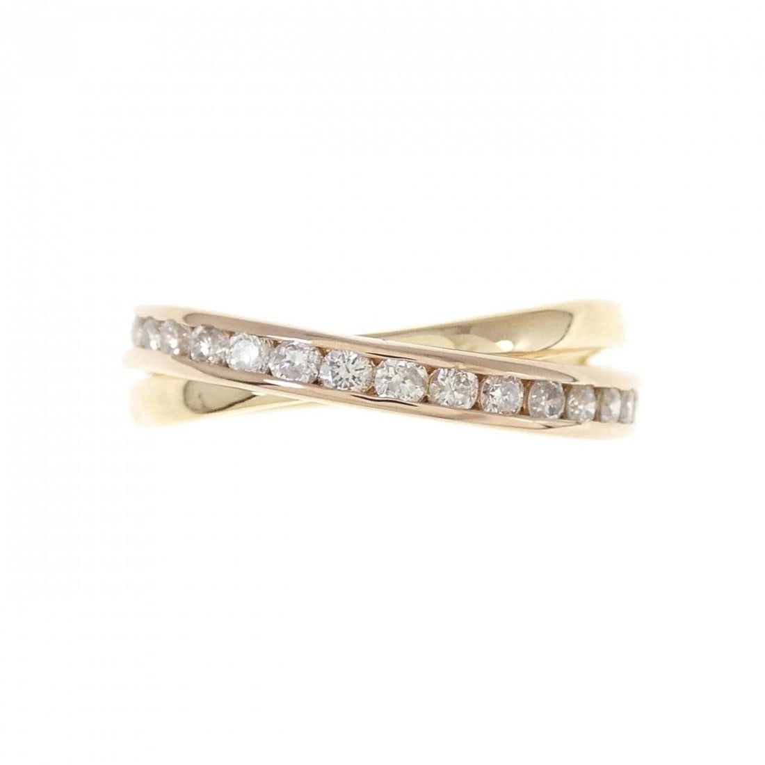 K18YG/K18PG DIAMOND RING - 2