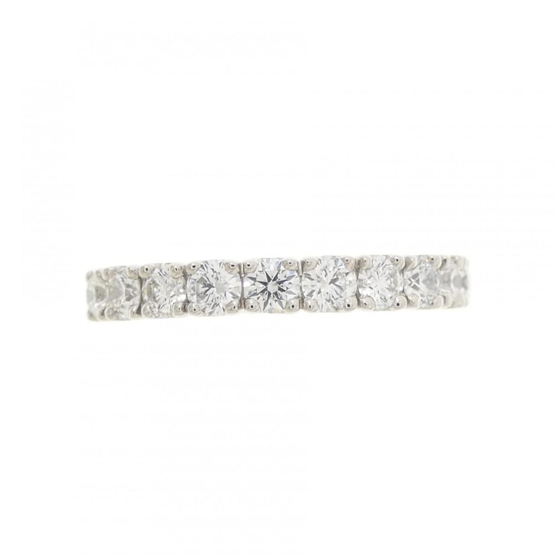 PT950 HALF ETERNITY DIAMOND RING - 2