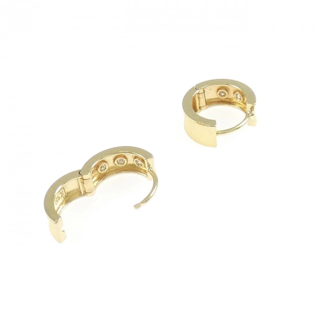 K18YG DIAMOND PIERCE - 2