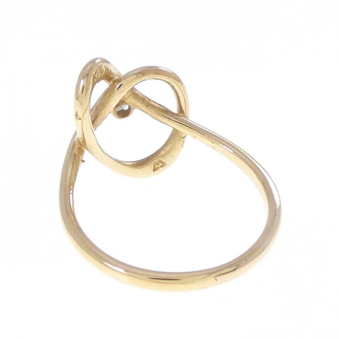 K18YG DIAMOND RING - 2