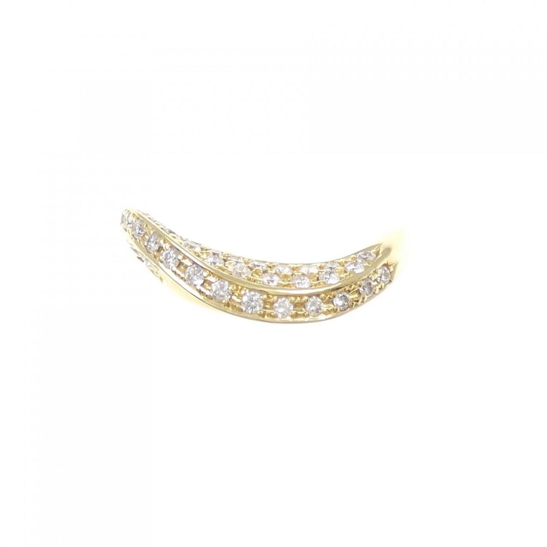 K18YG DIAMOND RING: K18YG Diamond Ring Brand: Unbranded Type: Diamond Ring Material: K18YG, Main Stone/Creation Natural Color: Yellow gold Size: US7 1/4 Accessories: None Accessories Notice: When purchasing p