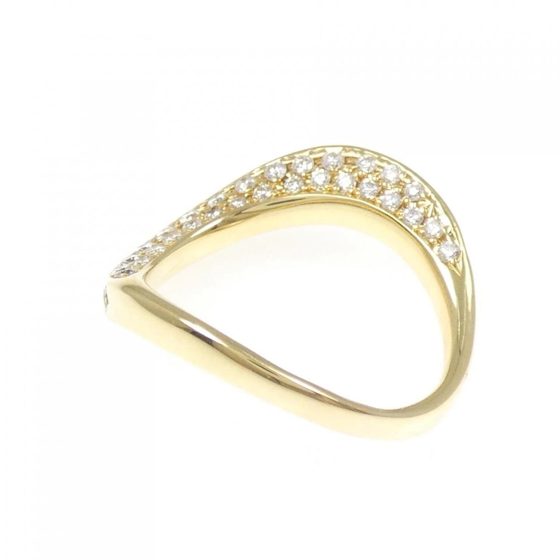 K18YG DIAMOND RING - 2